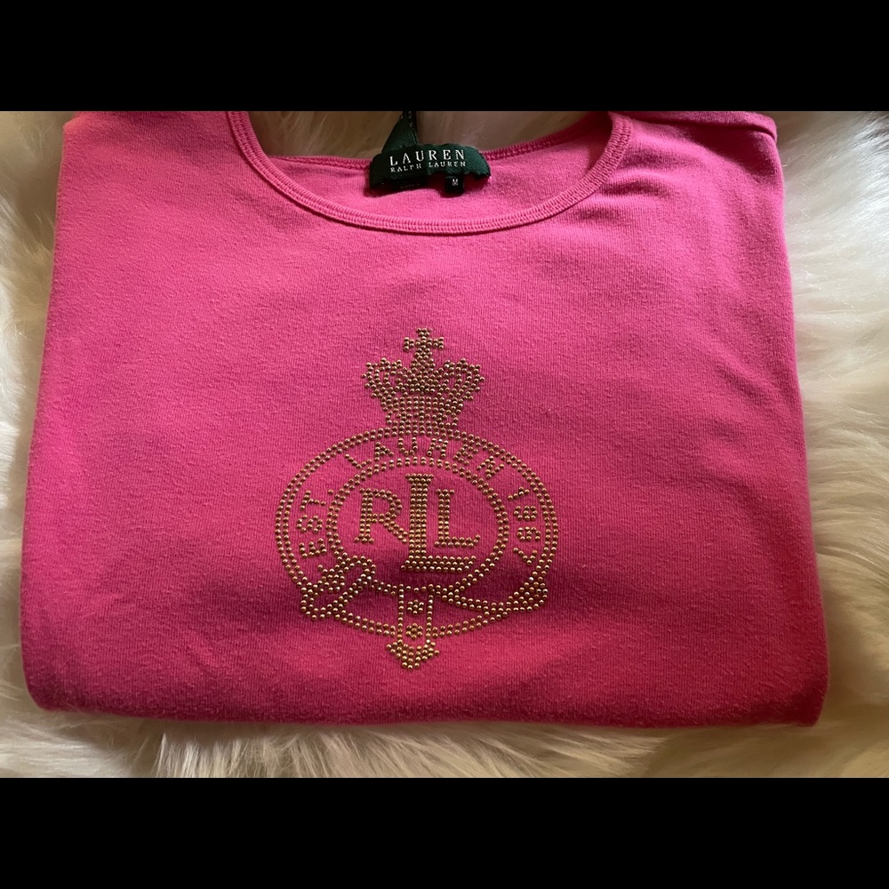 Pink Ralph Lauren pink shirt